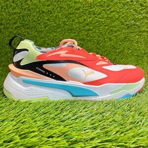 Puma Rs-Fast HF Womens Size 9 White Black Walking Running Shoes Sneakers